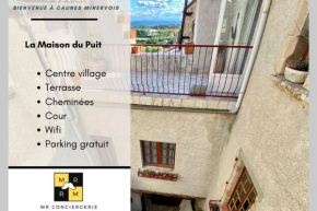 La Maison du Puit Centre Village Terrasse Cheminée